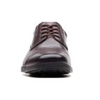 Heren leren captoe oxford schoenen donkerbruin